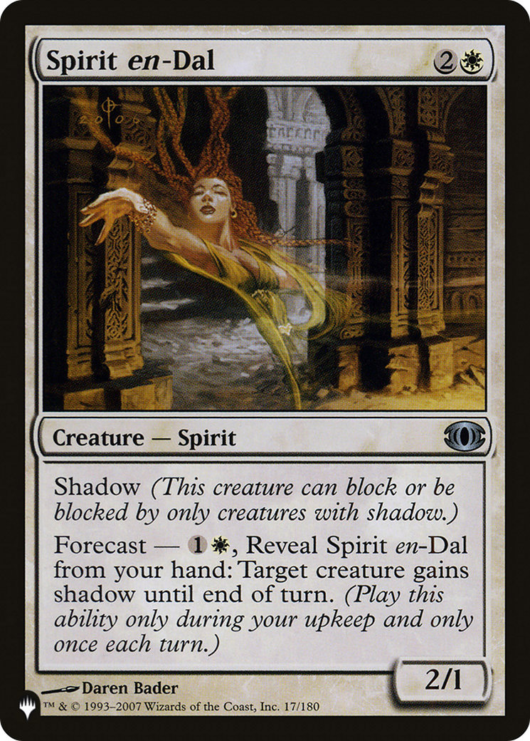 Spirit en-Dal [The List Reprints] | PLUS EV GAMES 