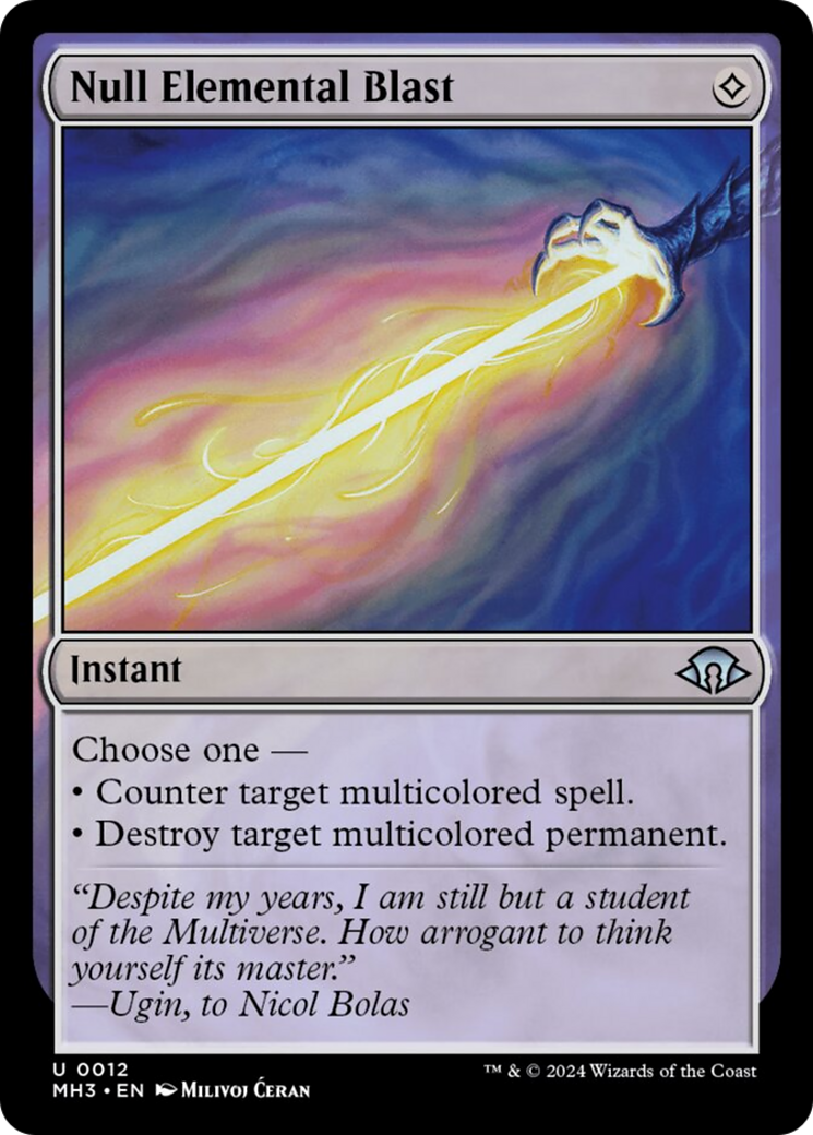 Null Elemental Blast [Modern Horizons 3] | PLUS EV GAMES 