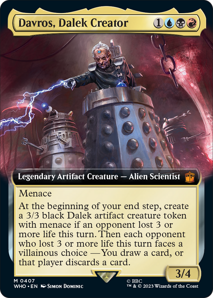 Davros, Dalek Creator (Extended Art) [Doctor Who] | PLUS EV GAMES 