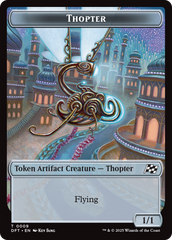 Servo // Thopter (0009) Double-Sided Token [Aetherdrift Tokens] | PLUS EV GAMES 