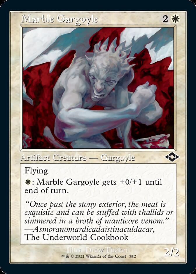 Marble Gargoyle (Retro Foil Etched) [Modern Horizons 2] | PLUS EV GAMES 