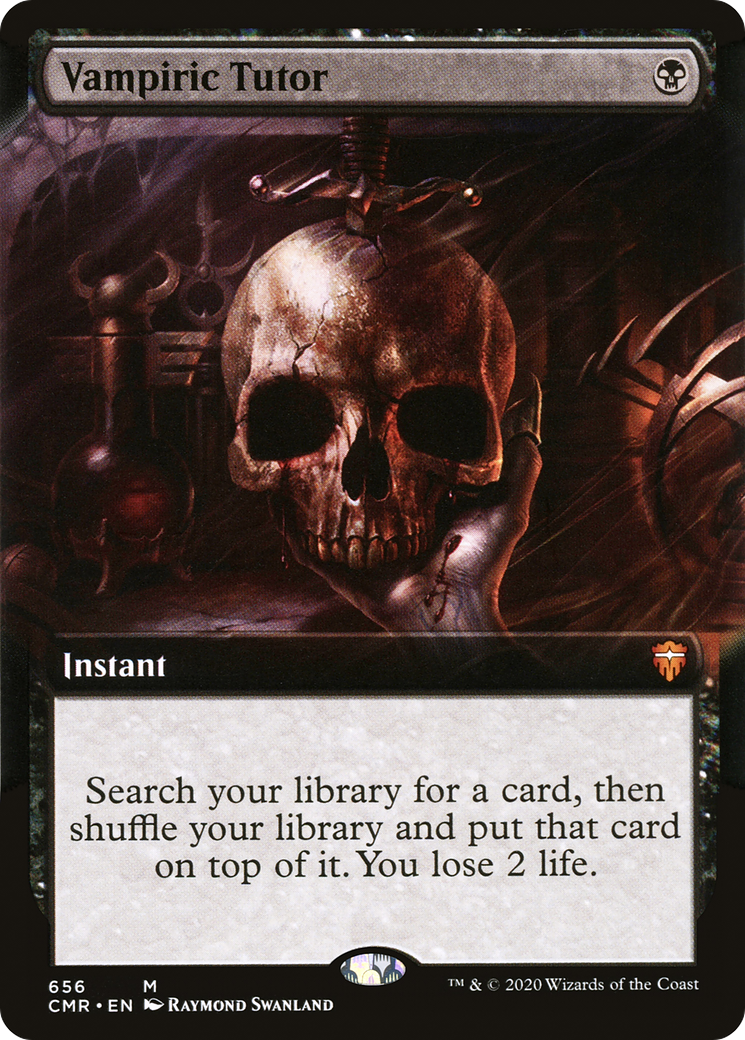 Vampiric Tutor (Extended) [Commander Legends Extended]