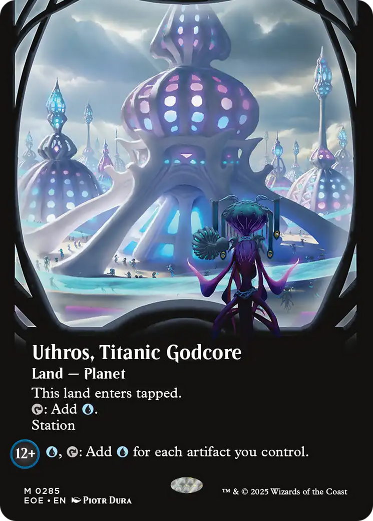 Uthros, Titanic Godcore (Borderless) [Edge of Eternities] | PLUS EV GAMES 