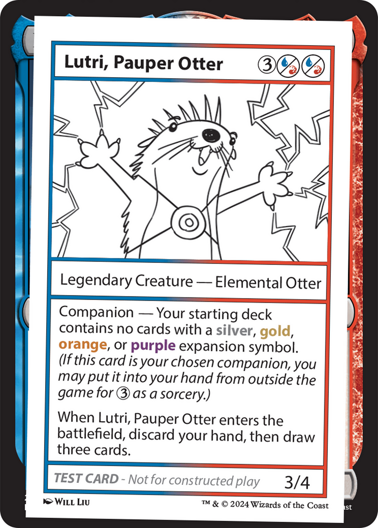 Lutri, Pauper Otter [Mystery Booster 2 Playtest Cards] | PLUS EV GAMES 