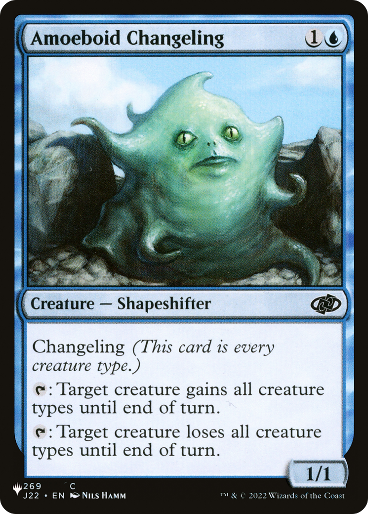 Amoeboid Changeling (J22) [The List Reprints] | PLUS EV GAMES 