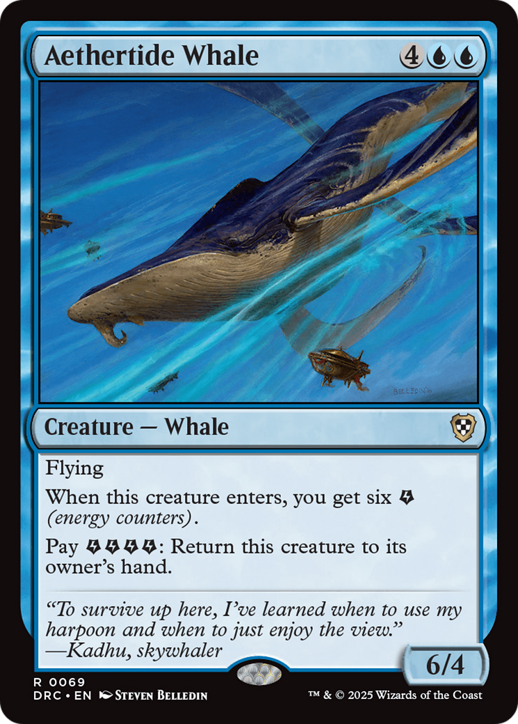 Aethertide Whale [Aetherdrift Commander] | PLUS EV GAMES 