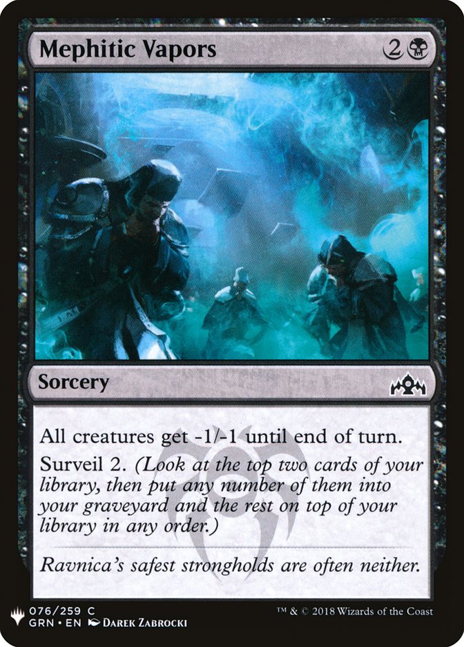 Mephitic Vapors [Mystery Booster] | PLUS EV GAMES 