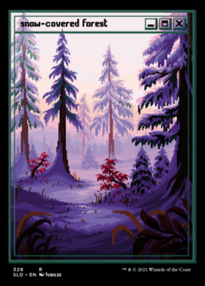 Snow-Covered Forest (329) [Secret Lair Drop Series] | PLUS EV GAMES 