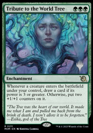 Tribute to the World Tree (Promo Pack) [March of the Machine Promos] | PLUS EV GAMES 