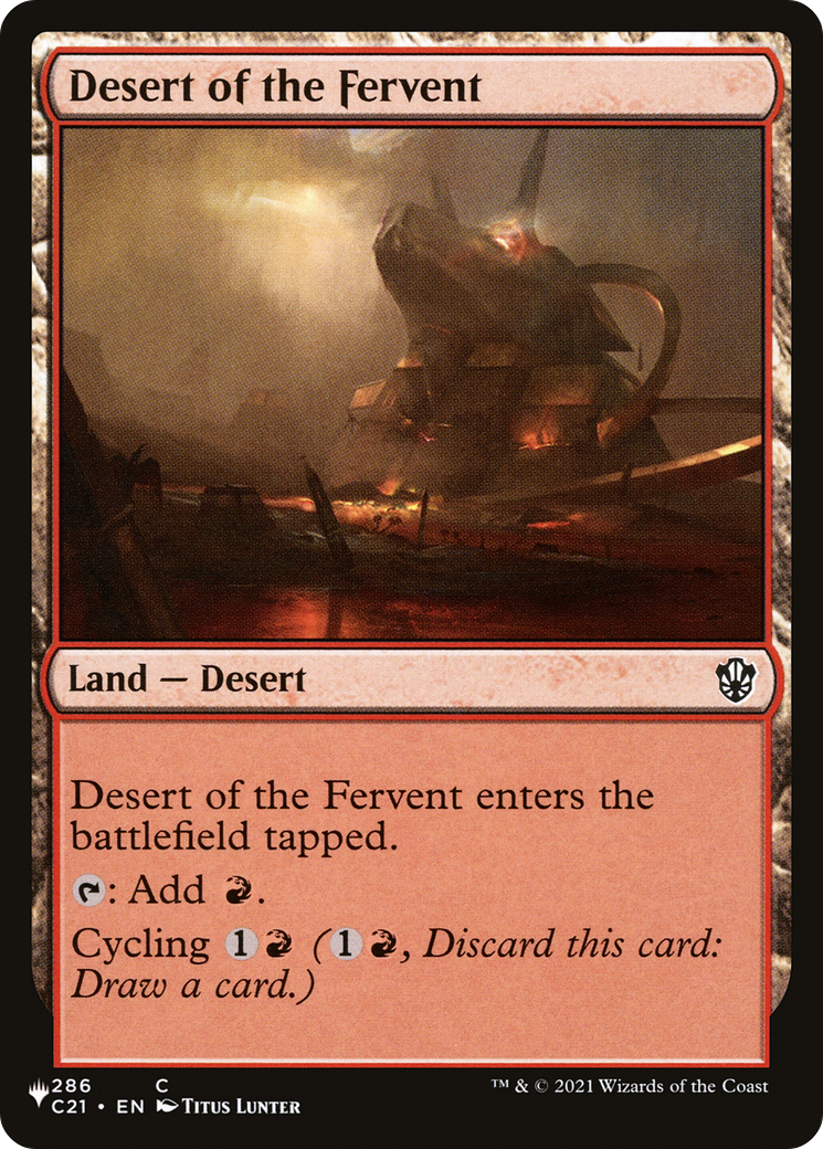 Desert of the Fervent [The List] | PLUS EV GAMES 