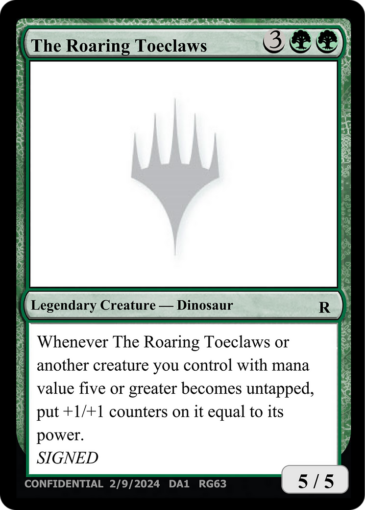 The Roaring Toeclaws [Unknown Event] | PLUS EV GAMES 