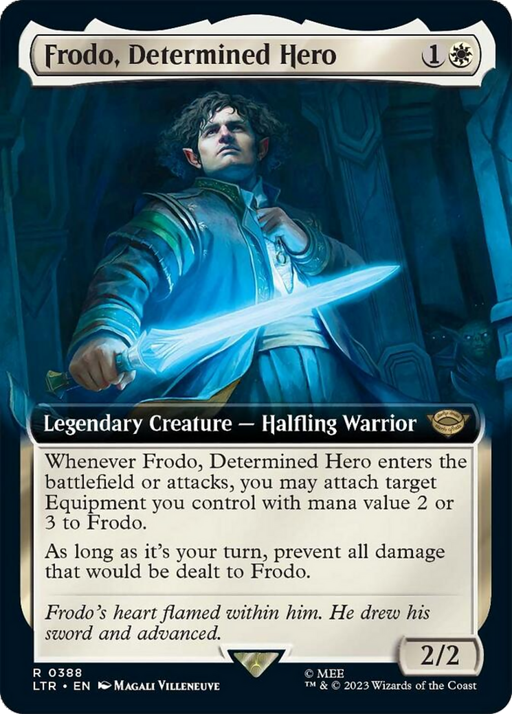 Frodo, Determined Hero (Extended Art) [The Lord of the Rings: Tales of Middle-Earth] | PLUS EV GAMES 