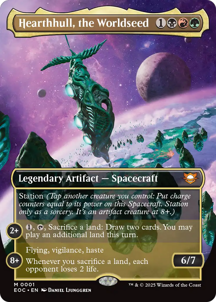 Hearthhull, the Worldseed (Borderless) [Edge of Eternities Commander] | PLUS EV GAMES 