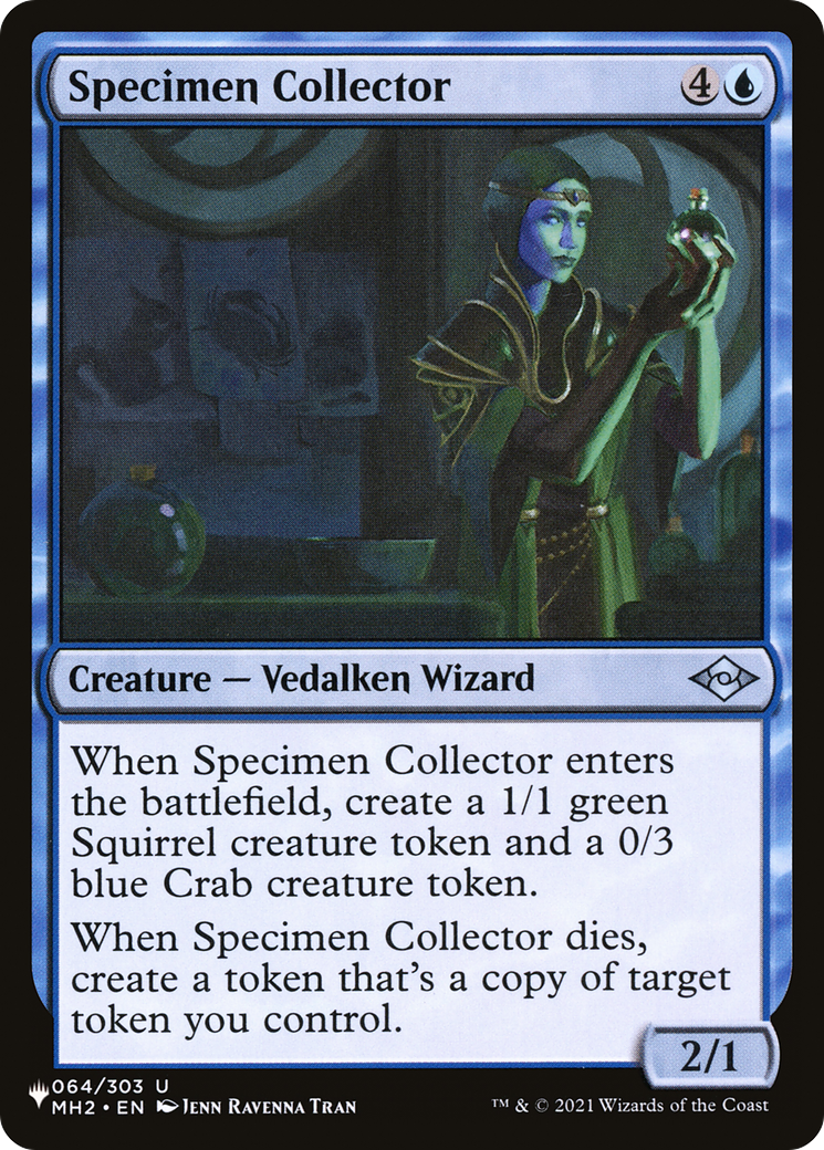 Specimen Collector [The List Reprints] | PLUS EV GAMES 