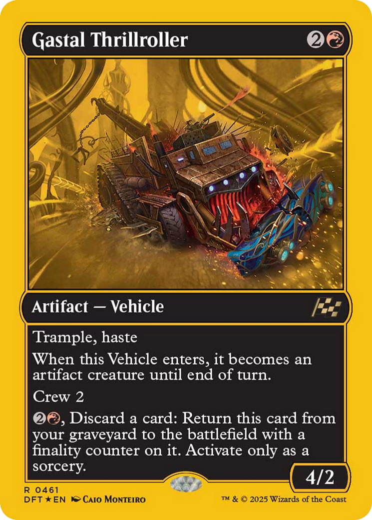 Gastal Thrillroller (First-Place Foil) [Aetherdrift] | PLUS EV GAMES 