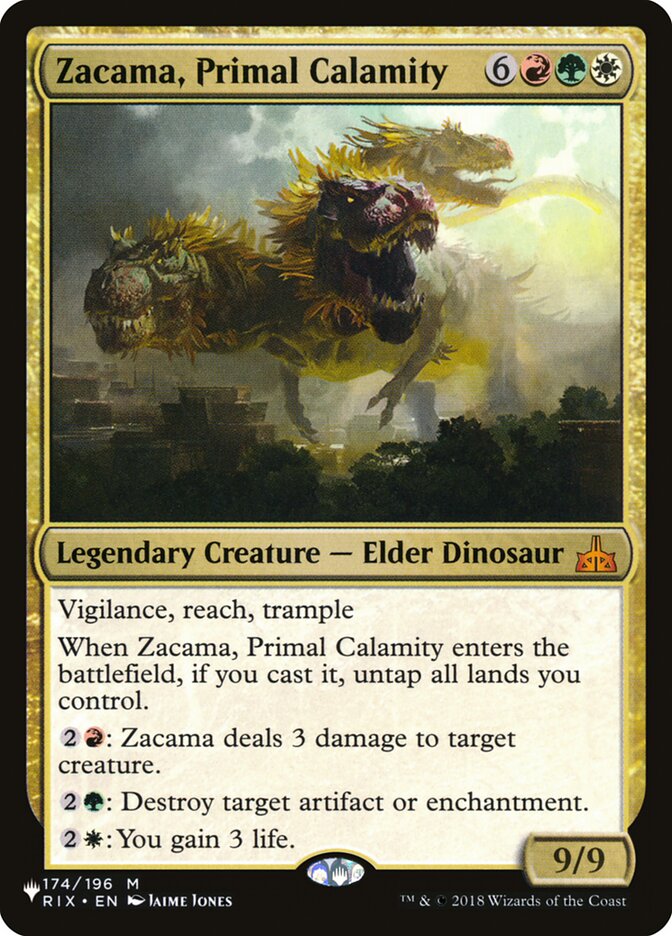 Zacama, Primal Calamity [The List] | PLUS EV GAMES 