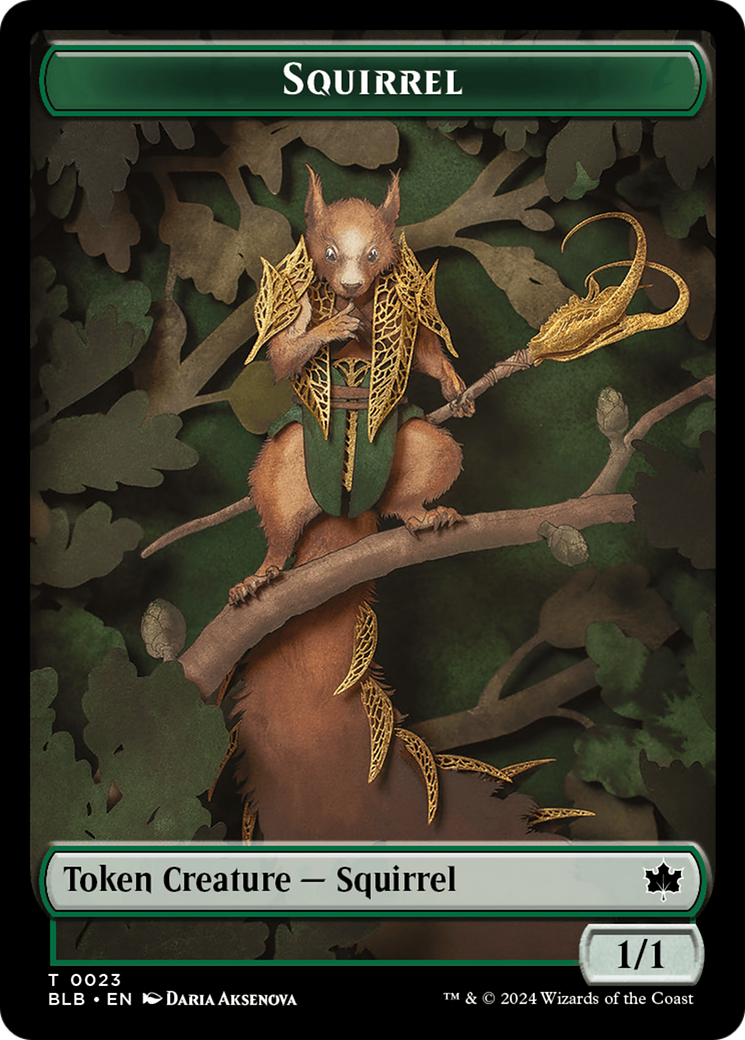 Squirrel Token [Bloomburrow Tokens] | PLUS EV GAMES 