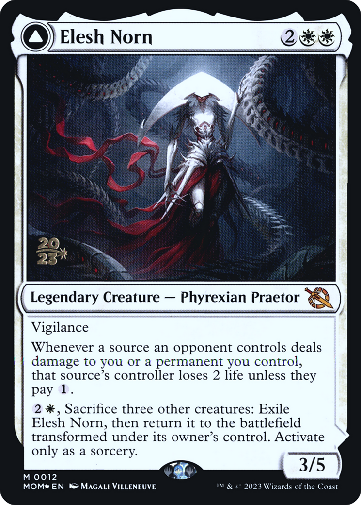 Elesh Norn // The Argent Etchings [March of the Machine Prerelease Promos]