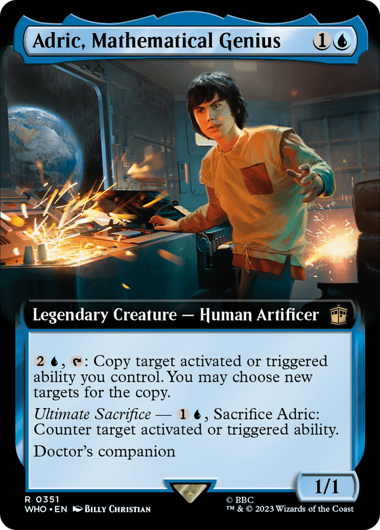 Adric, Mathematical Genius (Extended Art) [Doctor Who] | PLUS EV GAMES 
