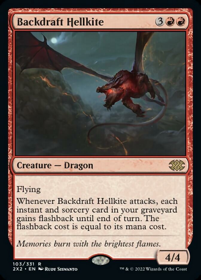 Backdraft Hellkite [Double Masters 2022] | PLUS EV GAMES 