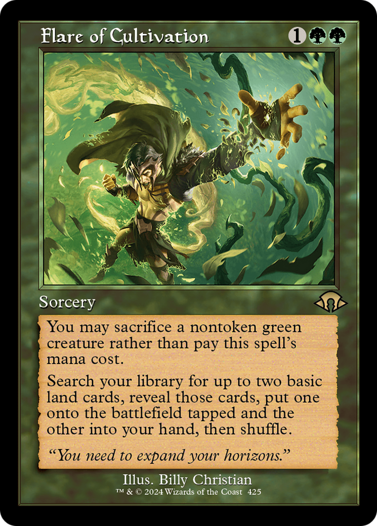 Flare of Cultivation (Retro) [Modern Horizons 3] | PLUS EV GAMES 