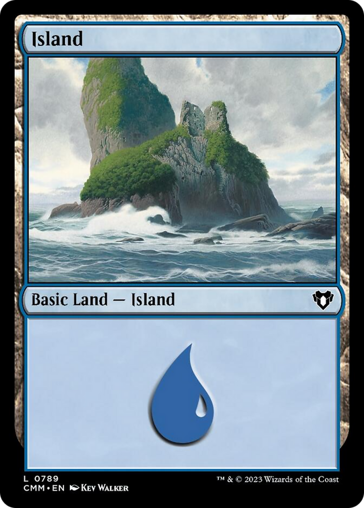 Island (789) [Commander Masters] | PLUS EV GAMES 