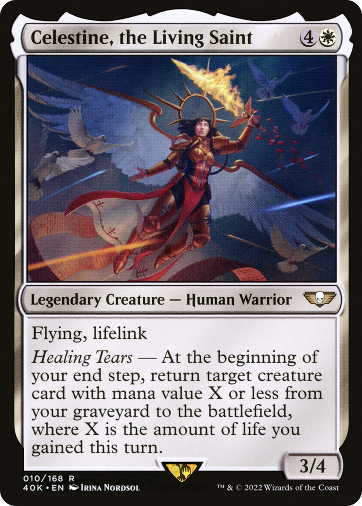 Celestine, the Living Saint [Universes Beyond: Warhammer 40,000]