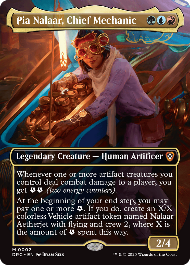 Pia Nalaar, Chief Mechanic (Borderless) [Aetherdrift Commander] | PLUS EV GAMES 