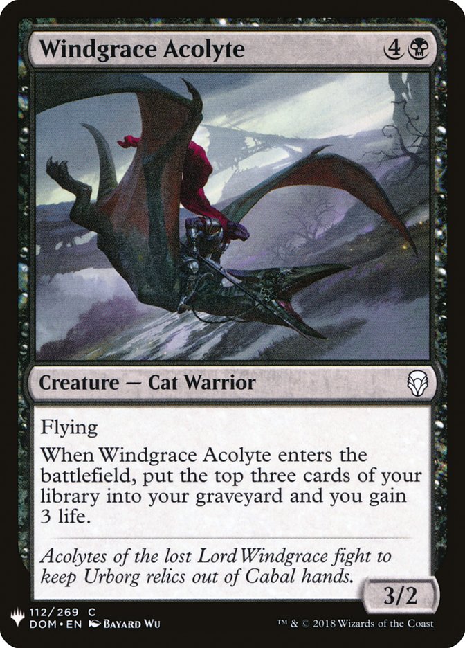 Windgrace Acolyte [Mystery Booster] | PLUS EV GAMES 