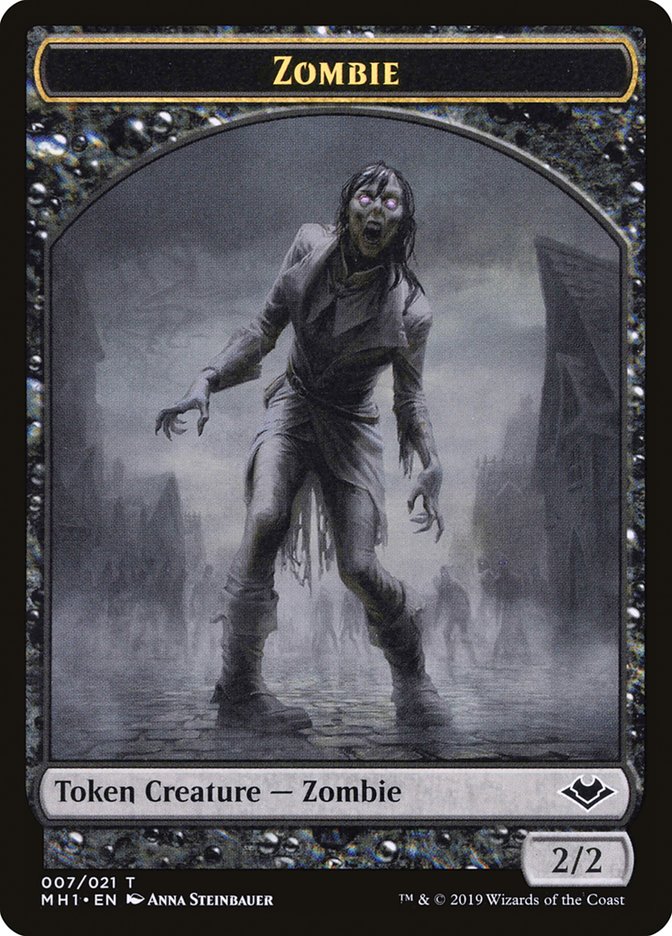 Marit Lage // Zombie Double-Sided Token [Modern Horizons Tokens] | PLUS EV GAMES 