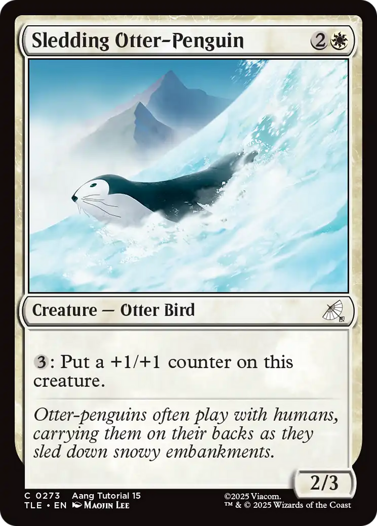 Sledding Otter-Penguin (0273) [Avatar: The Last Airbender: Eternal-Legal] | PLUS EV GAMES 