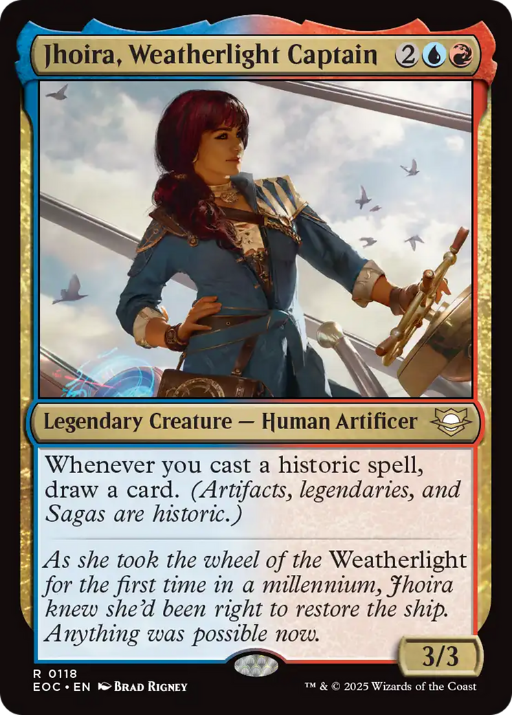 Jhoira, Weatherlight Captain [Edge of Eternities Commander] | PLUS EV GAMES 