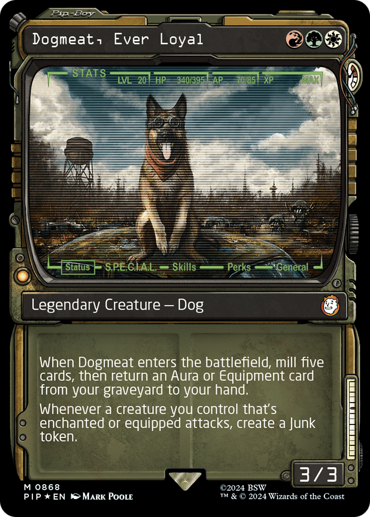 Dogmeat, Ever Loyal (Showcase) (Surge Foil) [Fallout] | PLUS EV GAMES 