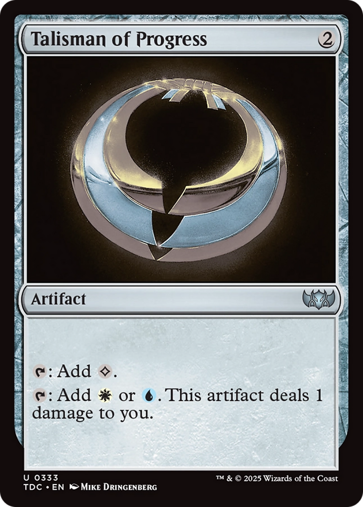 Talisman of Progress [Tarkir: Dragonstorm Commander] | PLUS EV GAMES 