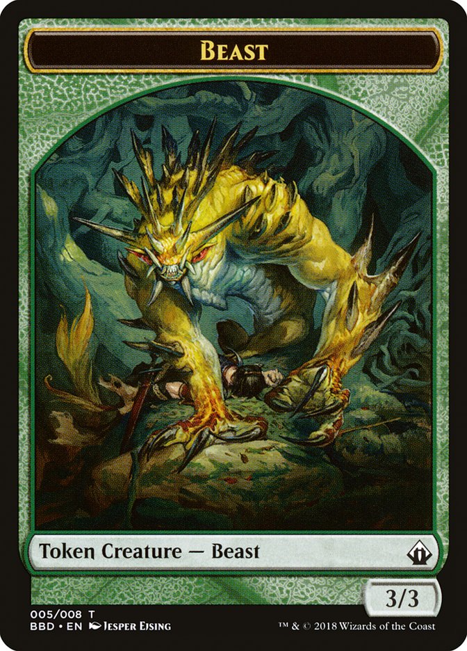 Beast Token [Battlebond Tokens] | PLUS EV GAMES 