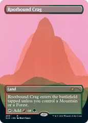 Rootbound Crag (Borderless) [Secret Lair Drop Series] | PLUS EV GAMES 