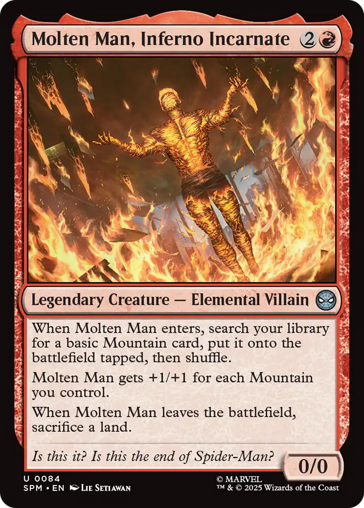 Molten Man, Inferno Incarnate [Marvel's Spider-Man] | PLUS EV GAMES 