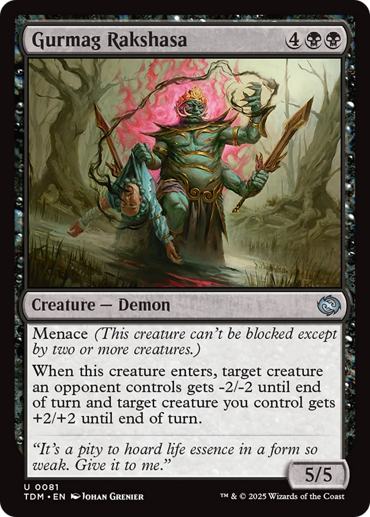 Gurmag Rakshasa [Tarkir: Dragonstorm] | PLUS EV GAMES 