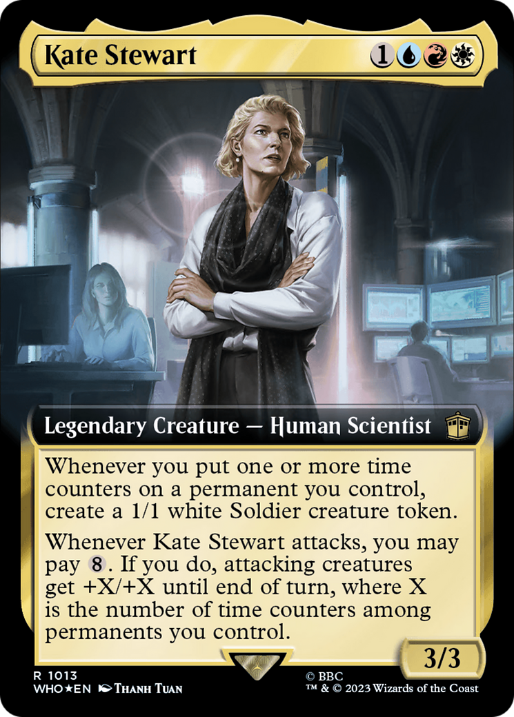 Kate Stewart (Extended Art) (Surge Foil) [Doctor Who] | PLUS EV GAMES 