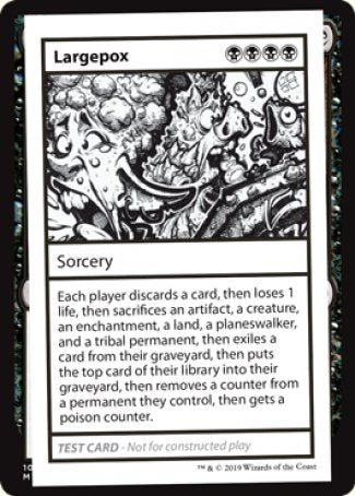 Largepox (2021 Edition) [Mystery Booster Playtest Cards] | PLUS EV GAMES 
