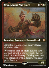 Neyali, Suns' Vanguard (Foil Etched) (Display Commander) [Phyrexia: All Will Be One Commander] | PLUS EV GAMES 