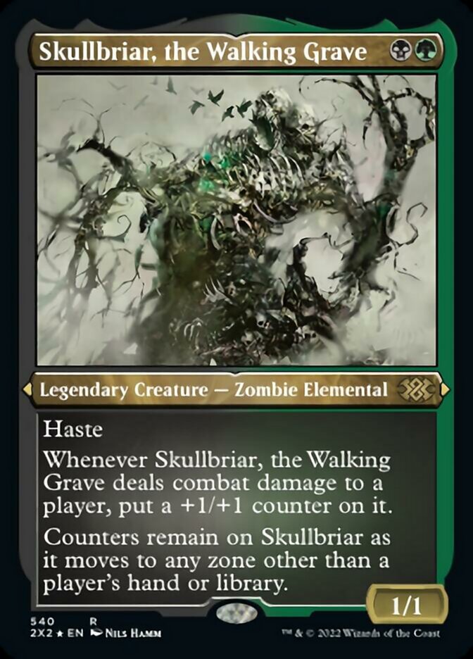 Skullbriar, the Walking Grave (Foil Etched) [Double Masters 2022] | PLUS EV GAMES 