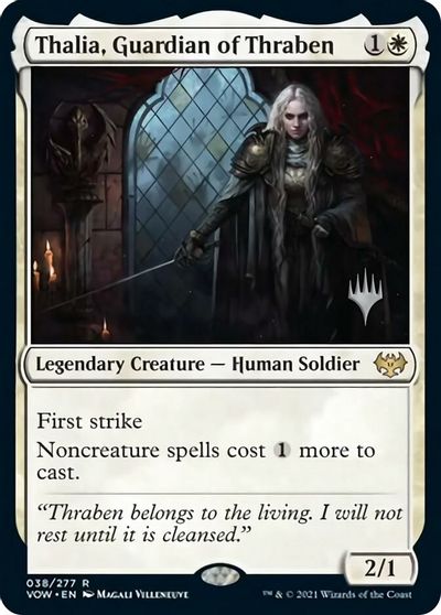 Thalia, Guardian of Thraben (Promo Pack) [Innistrad: Crimson Vow Promos] | PLUS EV GAMES 