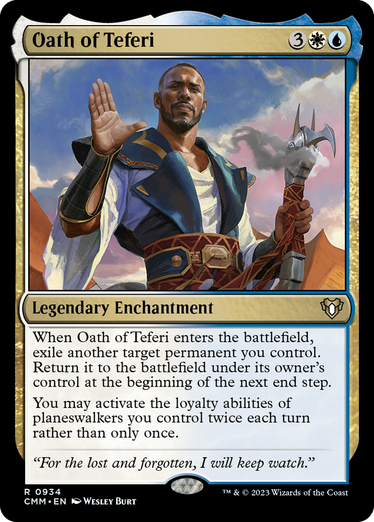 Oath of Teferi [Commander Masters] | PLUS EV GAMES 