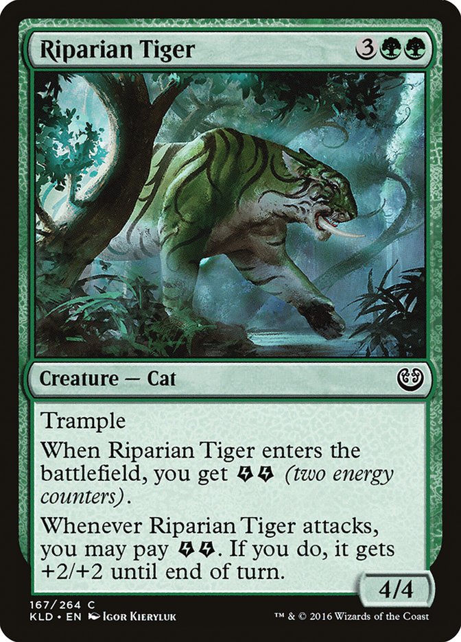 Riparian Tiger [Kaladesh] | PLUS EV GAMES 