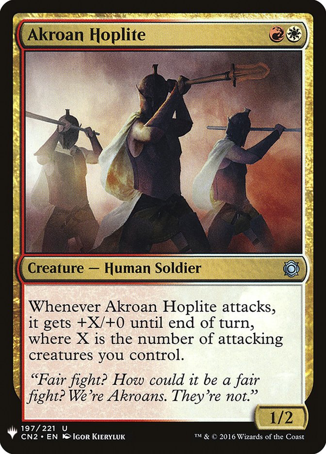 Akroan Hoplite [Mystery Booster] | PLUS EV GAMES 
