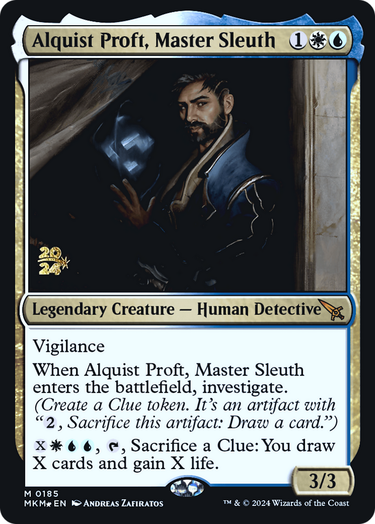 Alquist Proft, Master Sleuth [Murders at Karlov Manor Prerelease Promos] | PLUS EV GAMES 