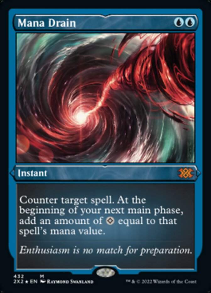 Mana Drain (Foil Etched) [Double Masters 2022] | PLUS EV GAMES 