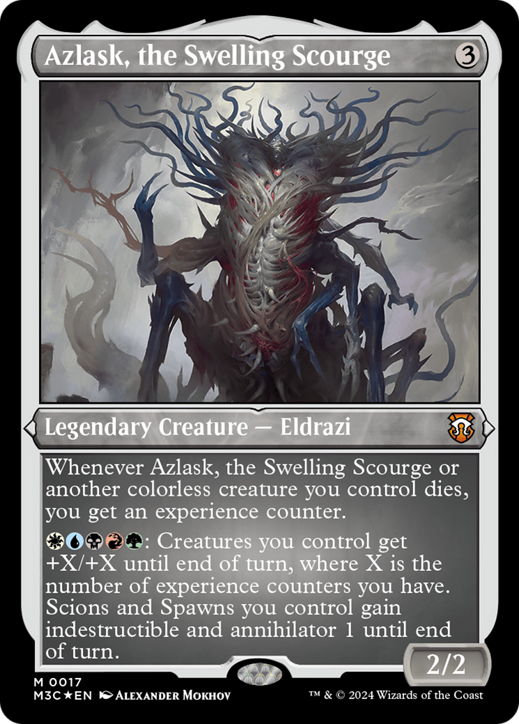 Azlask, the Swelling Scourge (Foil Etched) [Modern Horizons 3 Commander] | PLUS EV GAMES 