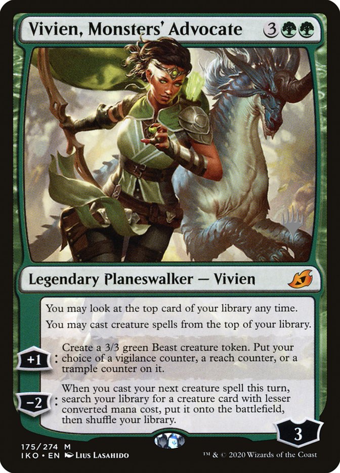 Vivien, Monsters' Advocate (Promo Pack) [Ikoria: Lair of Behemoths Promos] | PLUS EV GAMES 